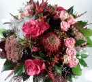 Herbstblumenstrauß zum trocknen
