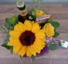 Blumengesteck zum Vatertag /Sonnenblume