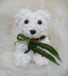 Teddy Kindergrab weiß