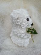 Teddy Kindergrab weiß